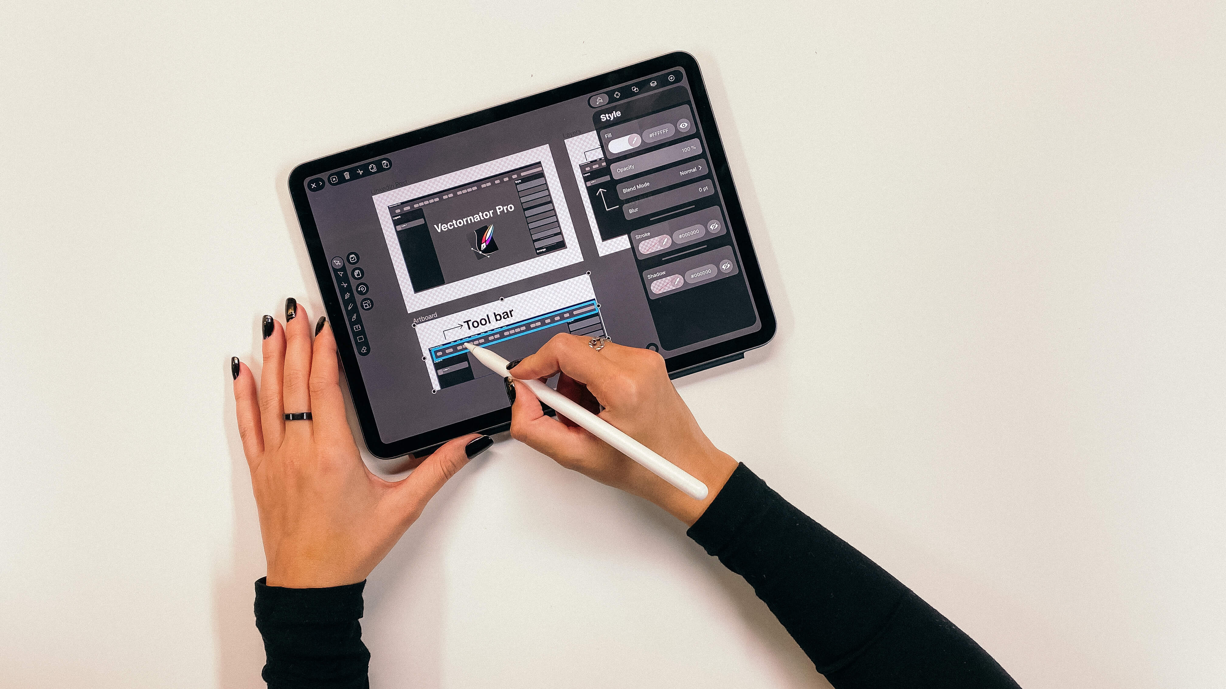 Designing Vectornator Pro on iPad