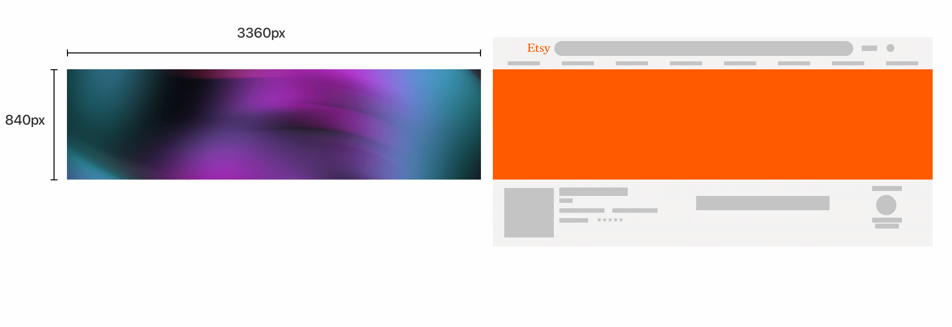 Etsy Cover Photo dimendion