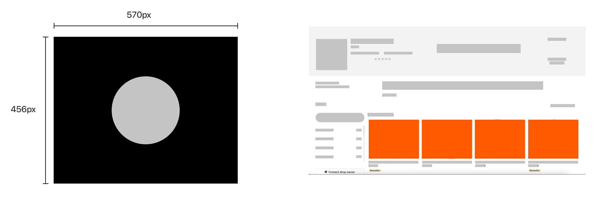 Etsy Item Thumbnail Photo dimensions