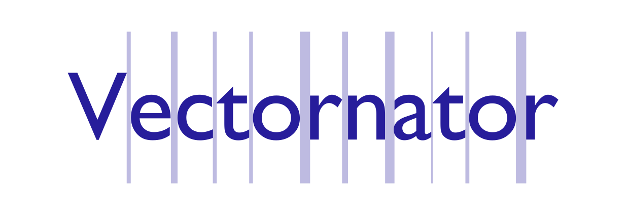 Showing automatic kerning on the word "Vectornator"