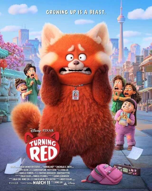 Turning Red poster