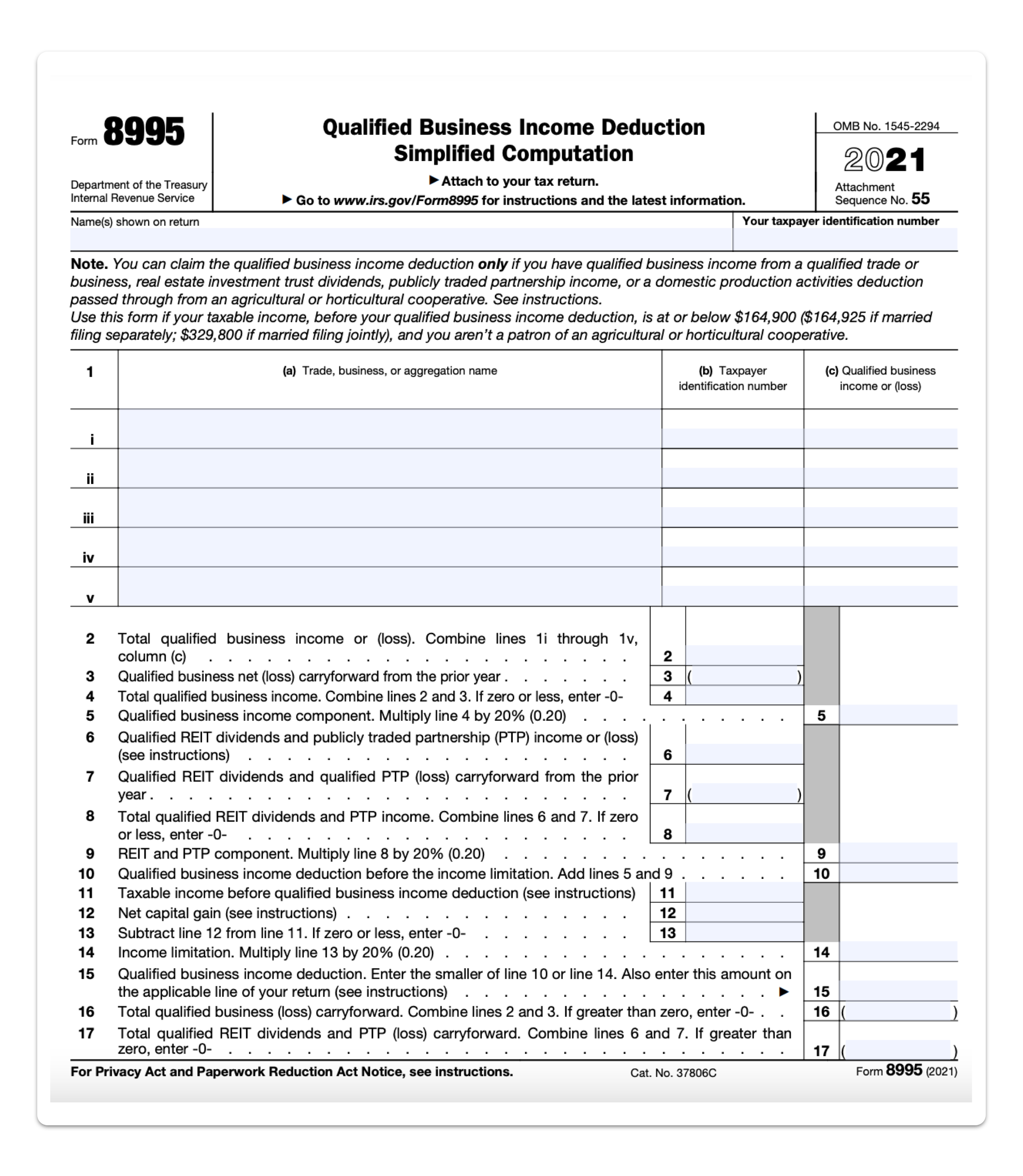 Qualified Business Income Deduction And The Self Employed 44 OFF