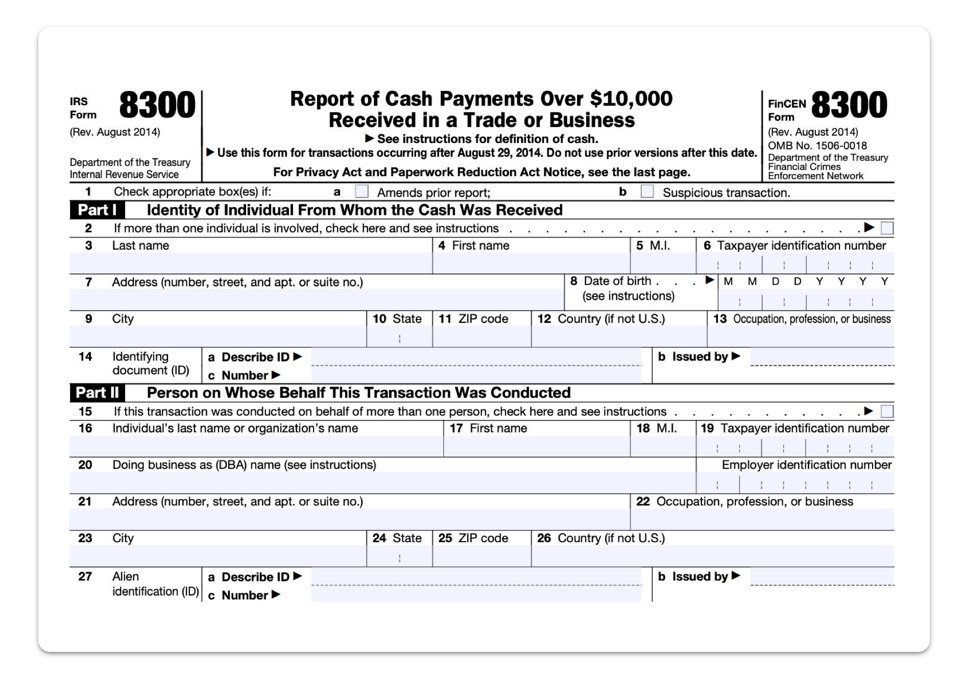 What Is Form 8300 And How Do You File It Hourly Inc 