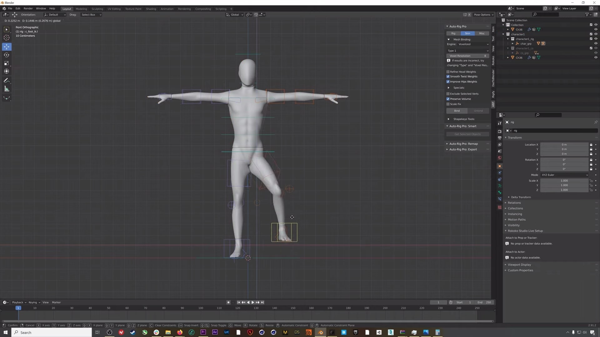 Blender auto-rig pro workflow
