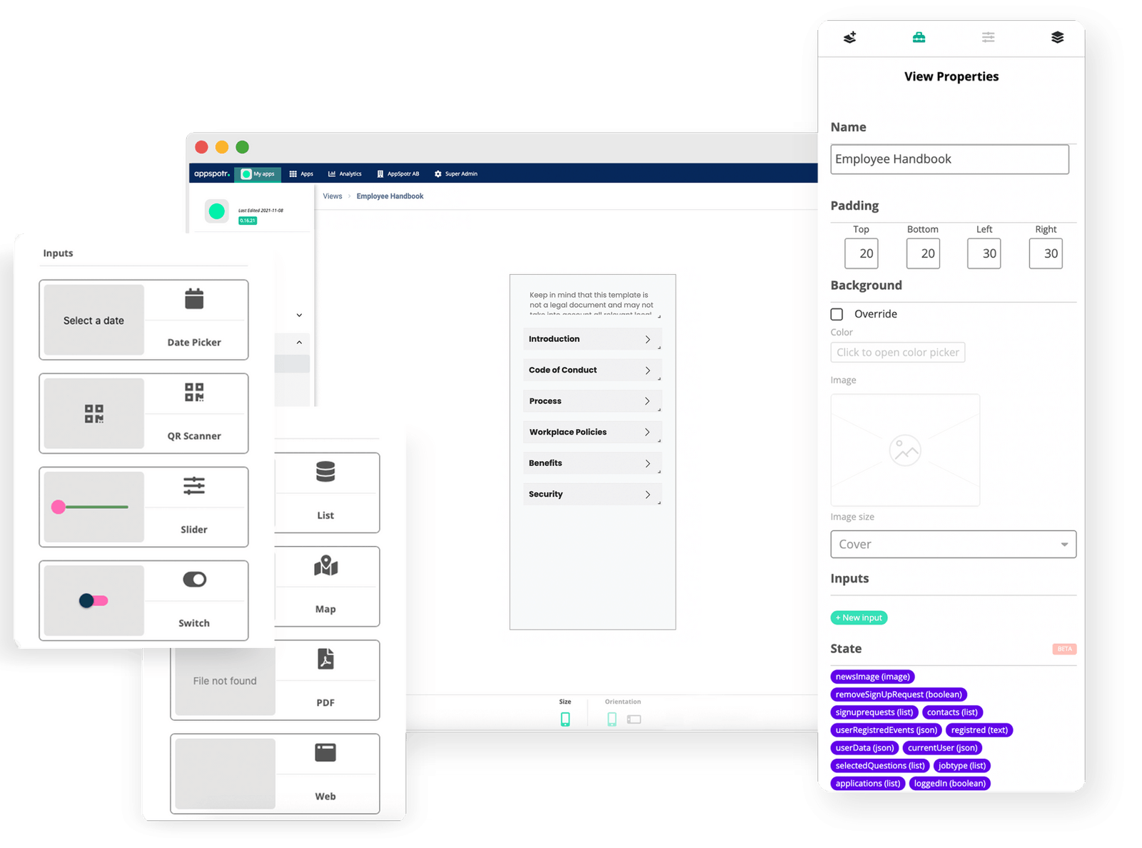 Welcome | Appspotr – The low-code app builder