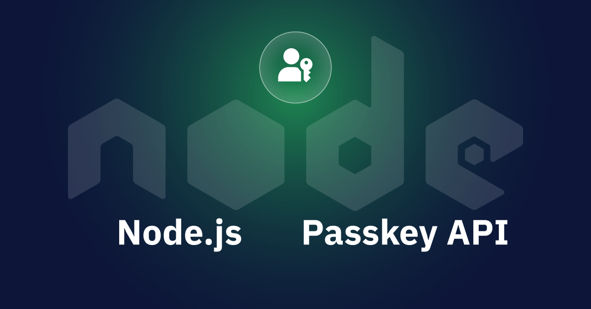 How to add passkeys to a Node.js app with open source Passkey API