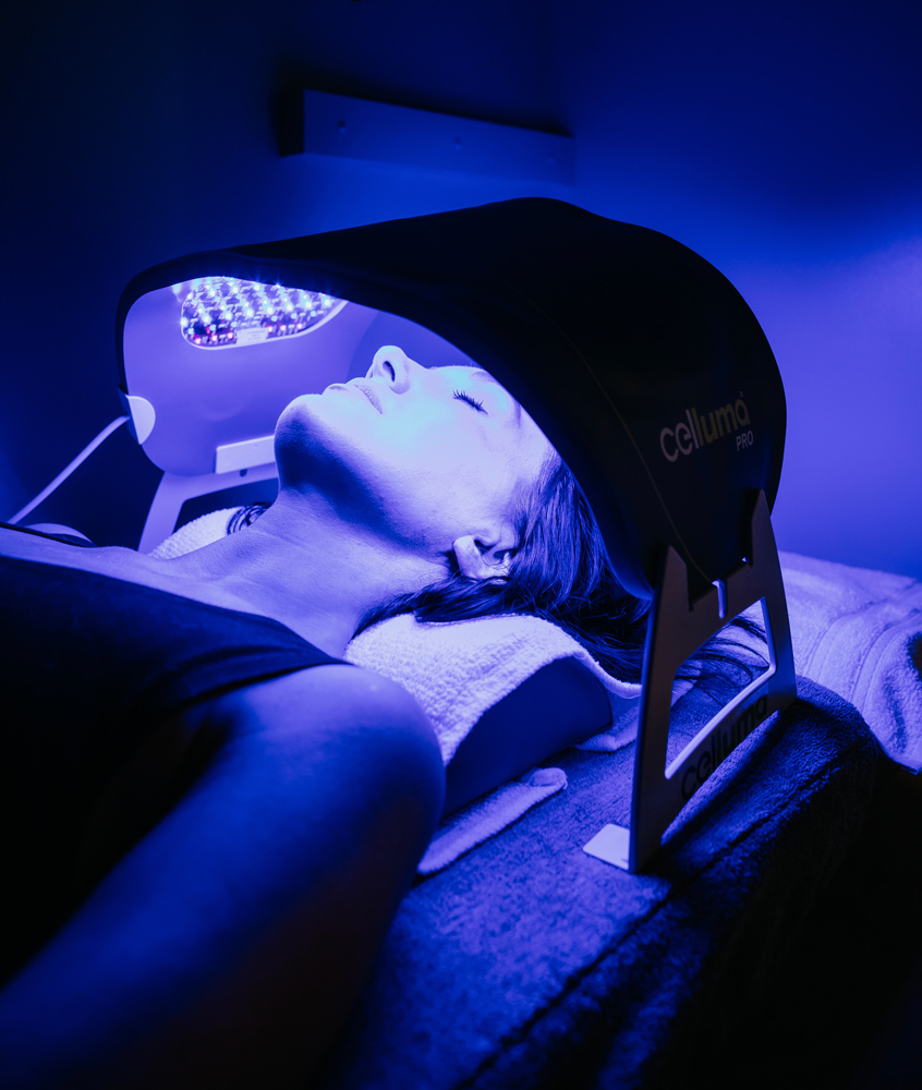 Celluma LED Light Therapy Red & Blue Light Therapy sēk Sauna Studio