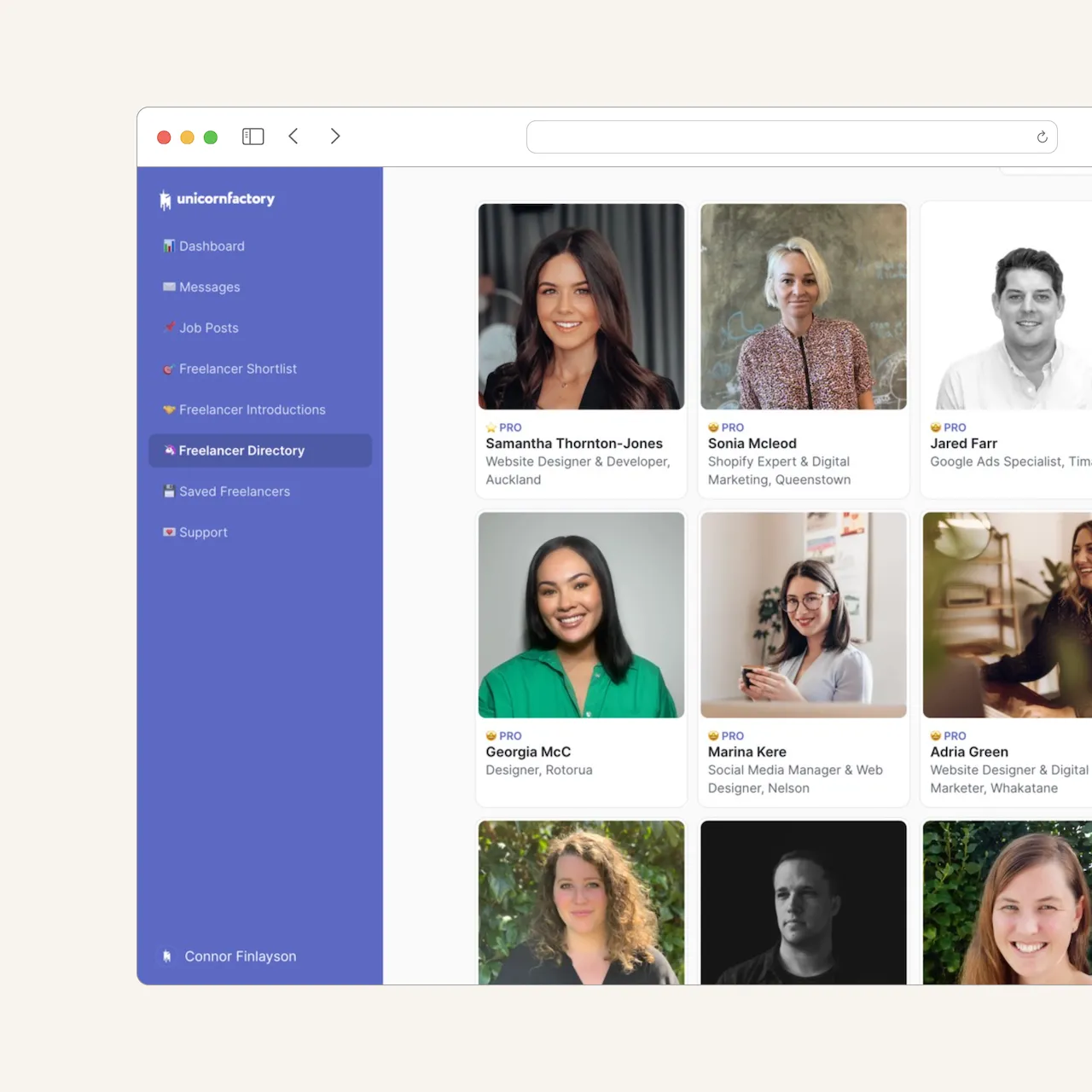 Freelancer Directory - Unicorn Factory