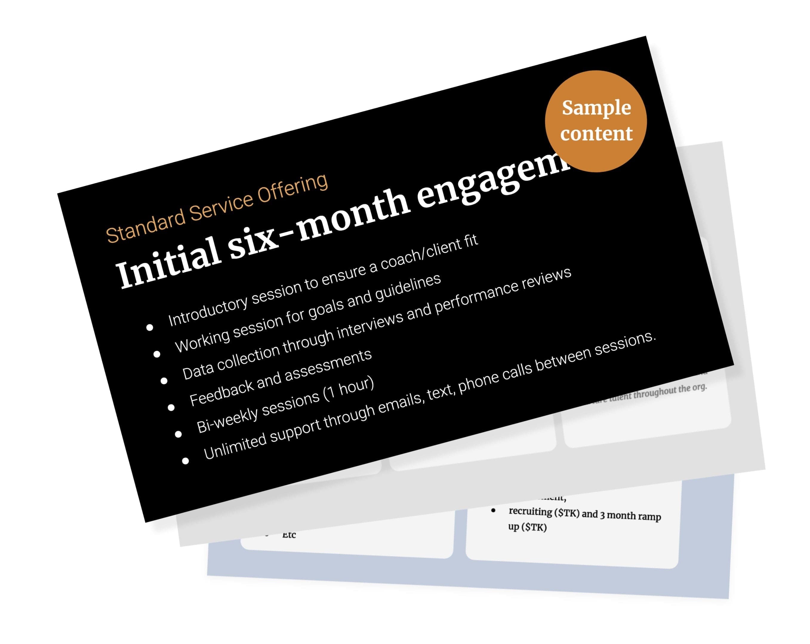 How to create a coaching pitch deck [free template] Practice