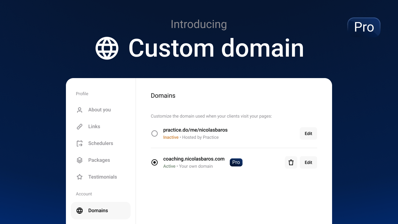 Practice – Introducing Custom Domains