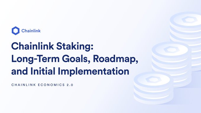 imagem publicada no Blog da Chainlink sobre staking