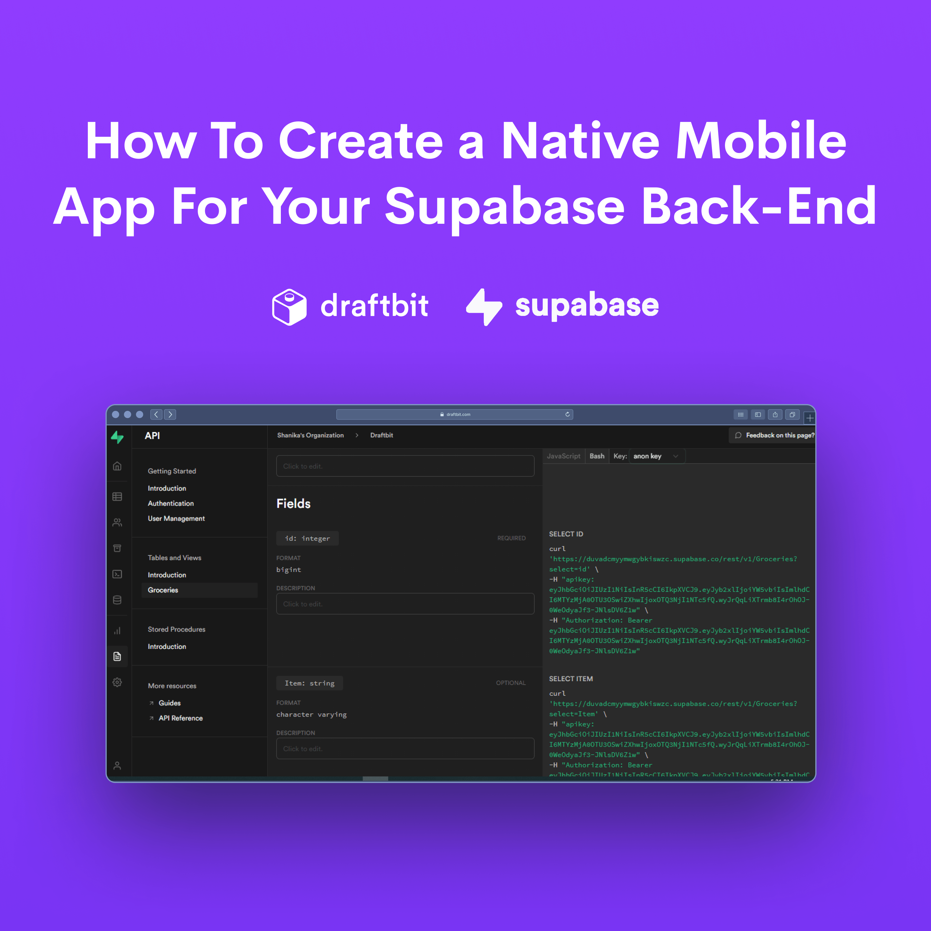 How To Create a Native Mobile App For Your Supabase Back-End