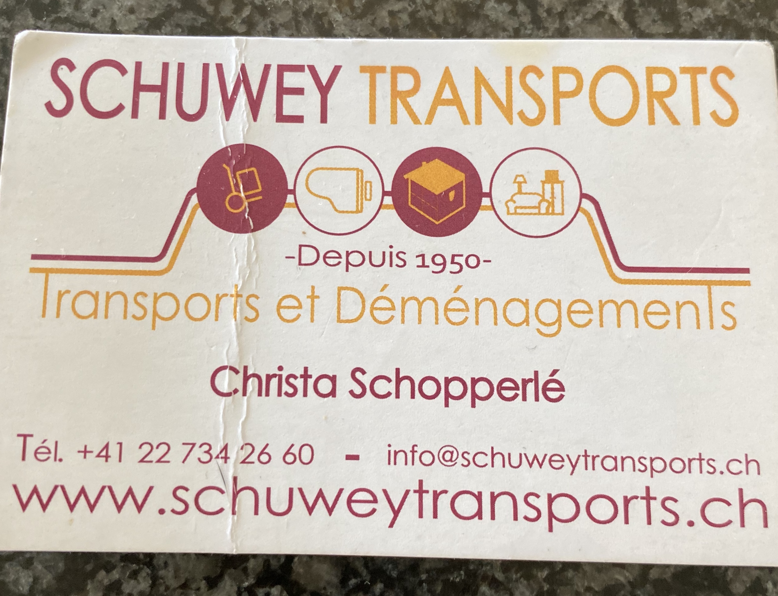 Déménagement Schuwey
