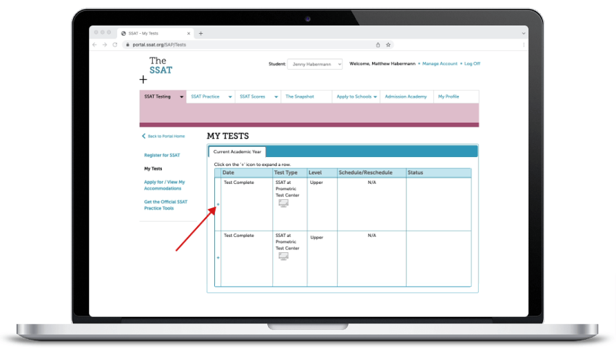SSAT Score Services The SSAT
