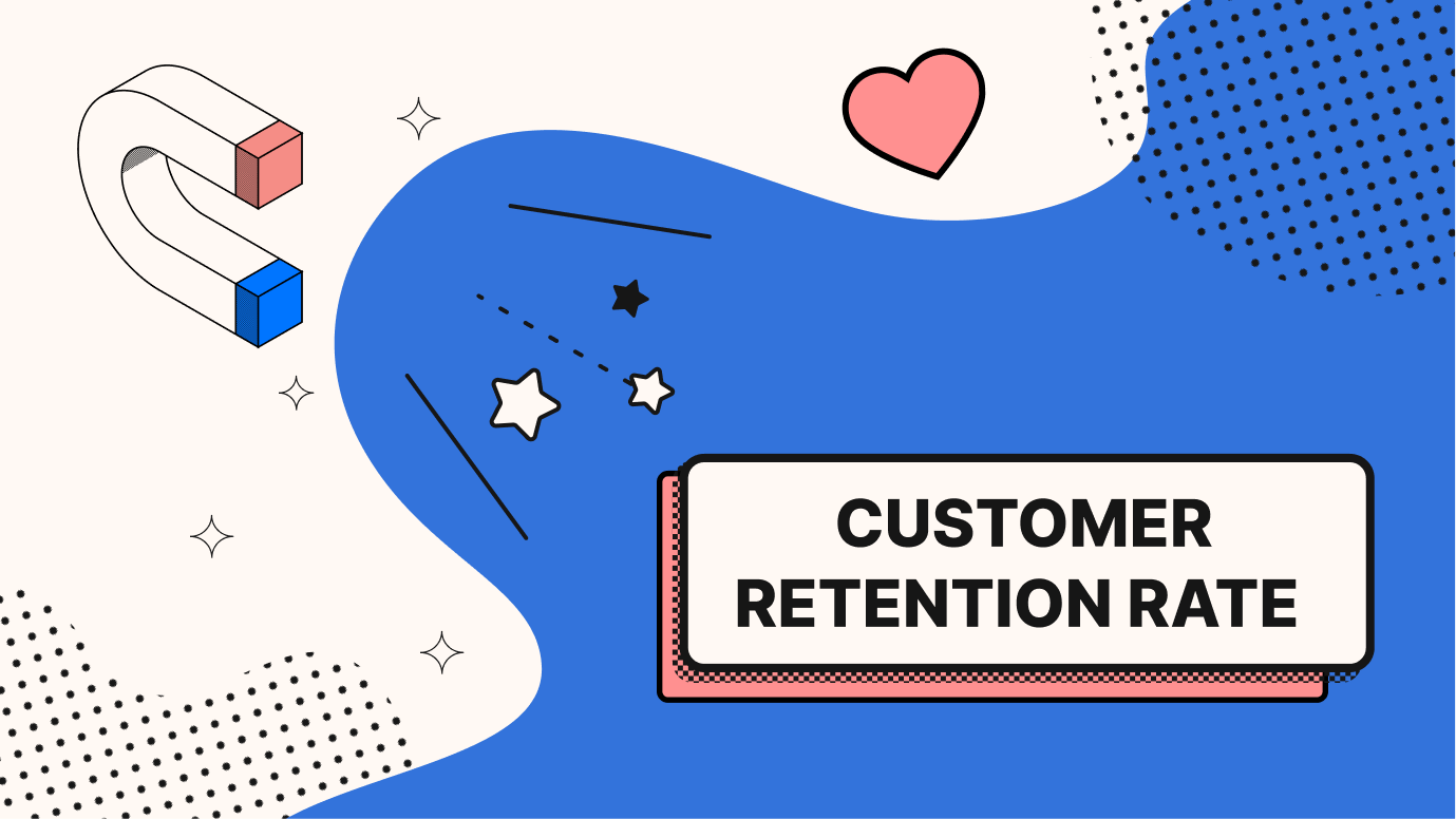 Customer retention rate illustration