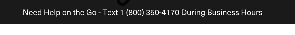 Berkey Filters' website banner advertises their new SMS support channel.