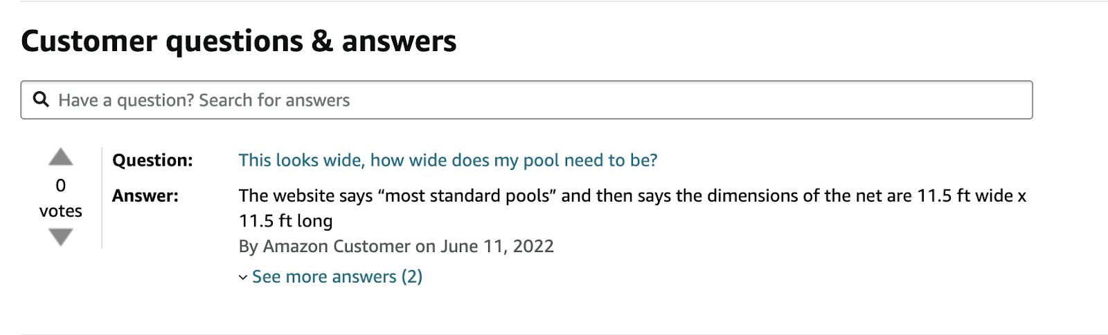 A question about the CROSSNET product could convince a future shopper to buy.