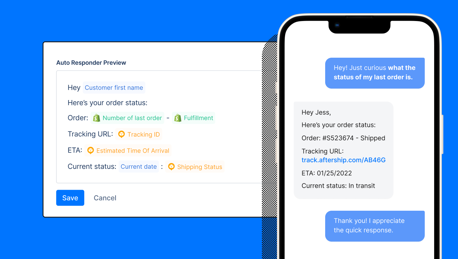 Gorgias automates answers to repetitive questions (like WISMO)