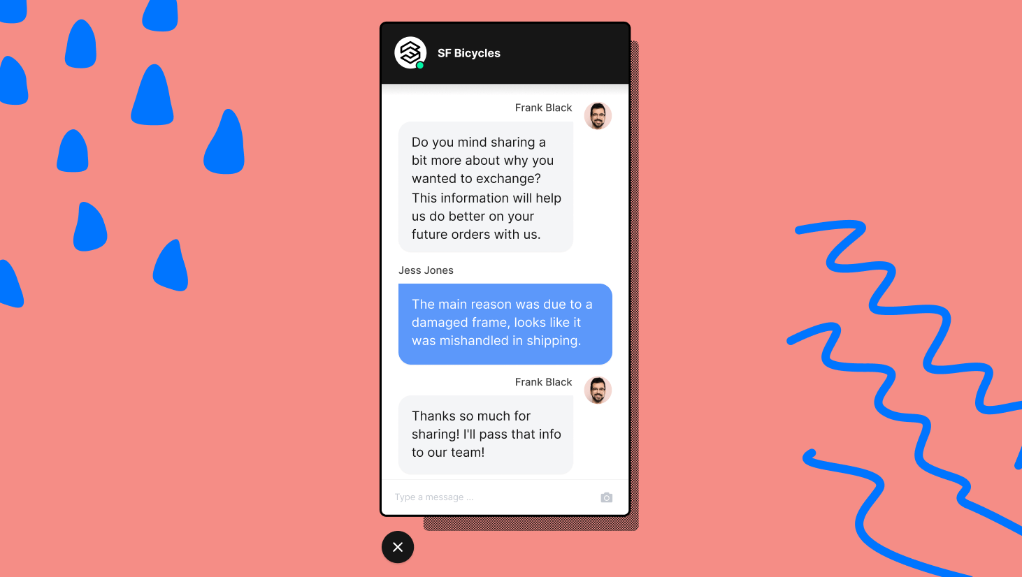 Live chat can be a valuable source of customer feedback