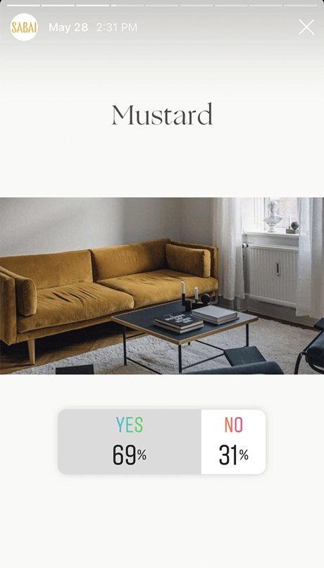 Use Instagram surveys to get a pulse check from your entire follower base, both existing and potential customers.
