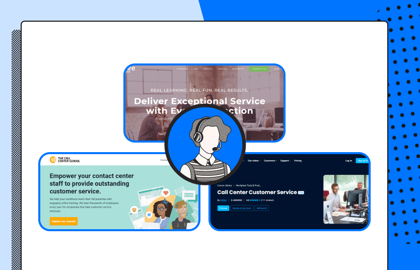 Call center certification and courses.