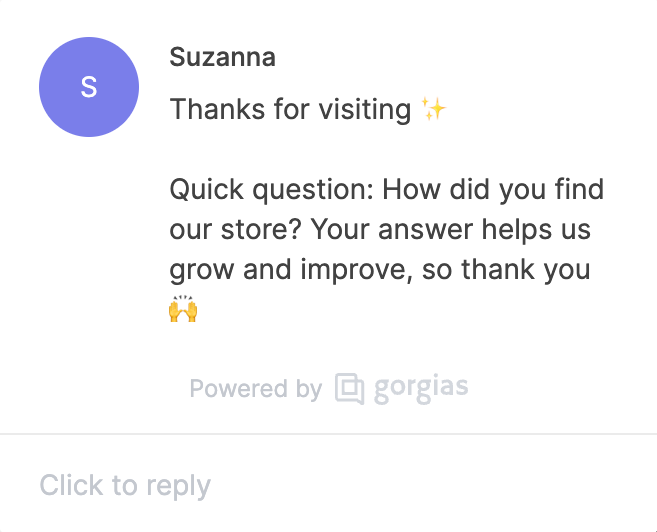 Use proactive live chat campaigns to ask customers questions while they're browsing your site.