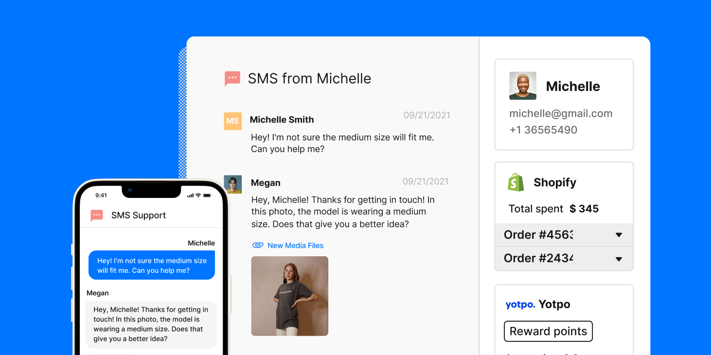 SMS support is a great way to put your customer service skills to use with on-the-go customers.