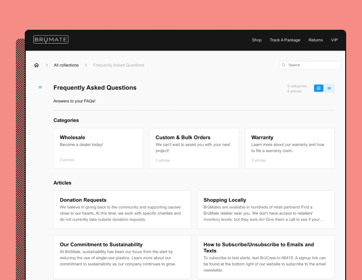 Offer an FAQ page with answers to common questions.