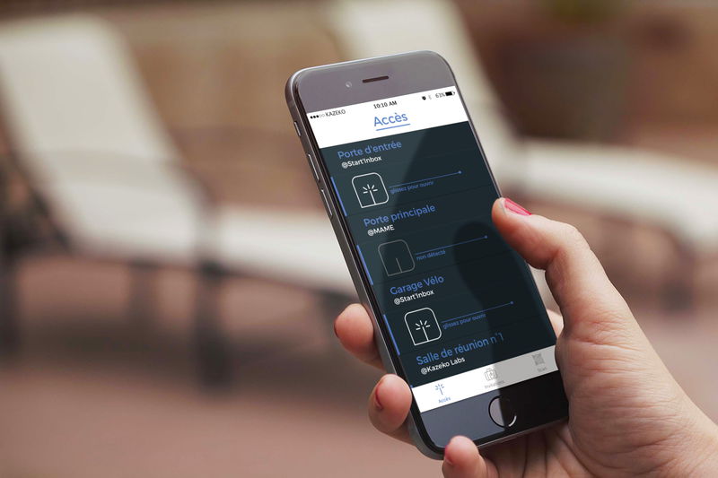 Ouvrir une porte avec son smartphone et l'app Welcomr