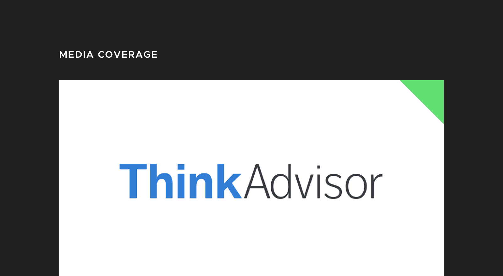F2 Strategy ThinkAdvisor 4 Things TD Ameritrade Advisors Should Do