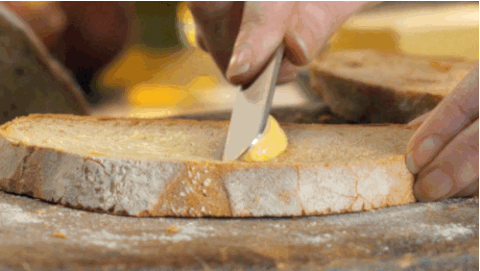 bread on butter