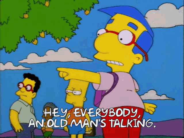 Simpsons Abe Simpson GIF - Simpsons Abe Simpson Milhouse GIFs
