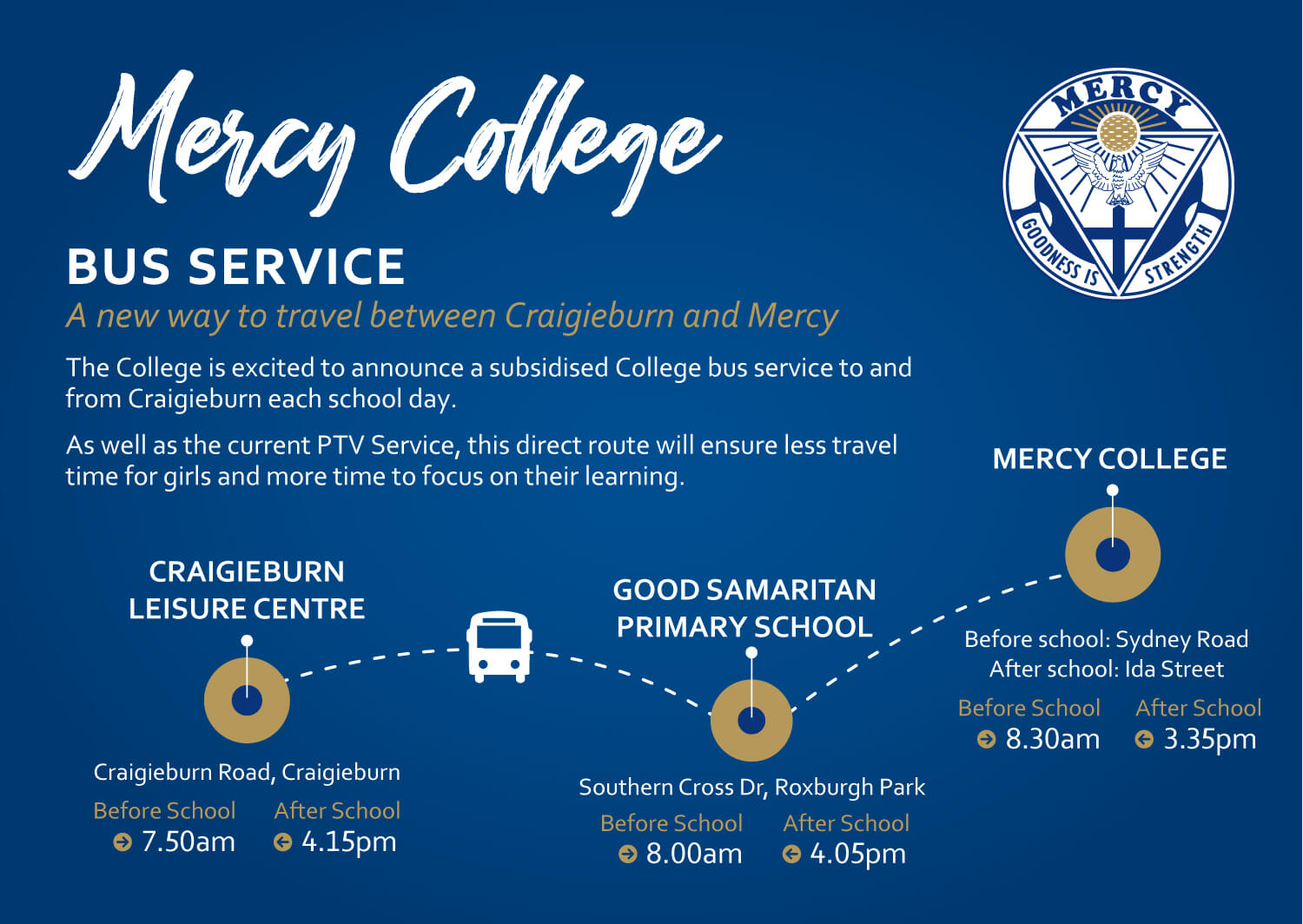 A new way to travel to Mercy