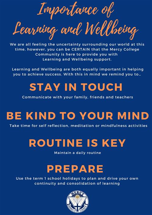 Importance of Learning and Wellbeing
