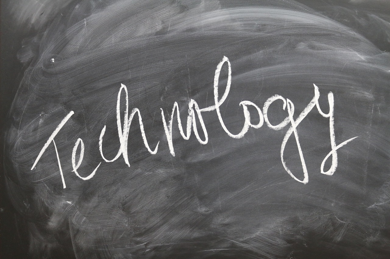 Blackboard with the word Technology
