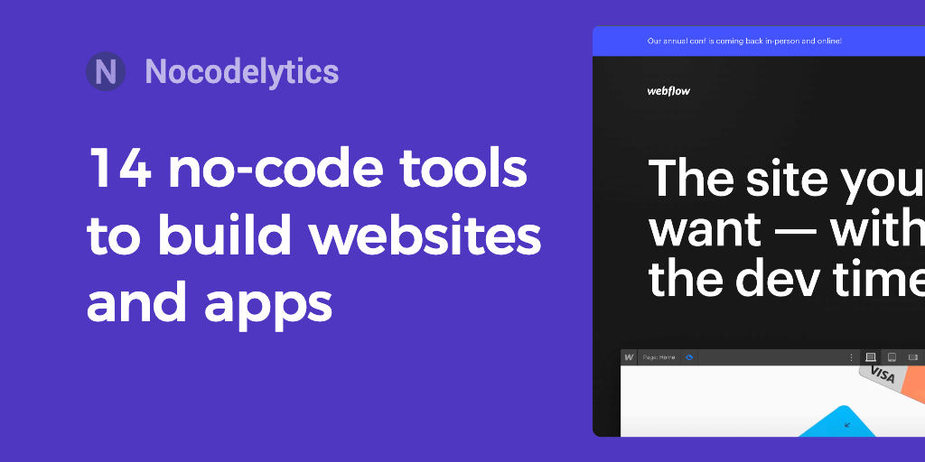 14 no-code tools to help you build websites and apps (in 2022 ...