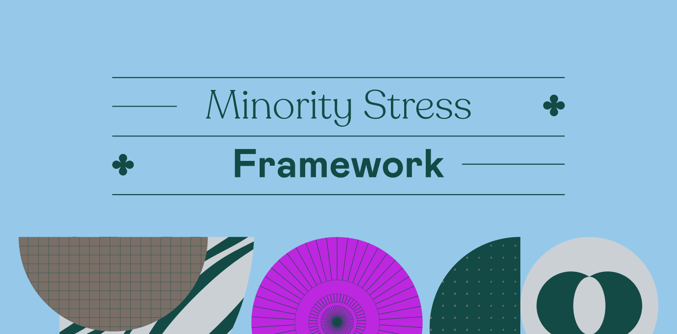 The minority stress framework and LGBTQIA+ mental health.