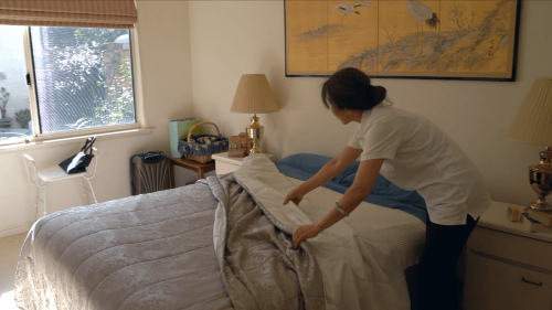 Overnight home care for the elderly