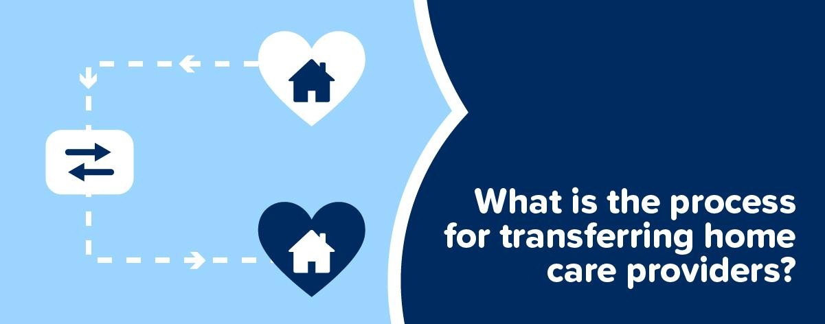 What is the process for transferring home care providers?
