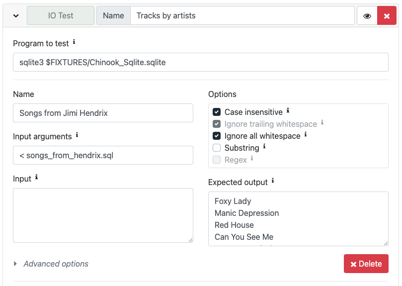 Automatic SQL assignment test by CodeGrade autograder