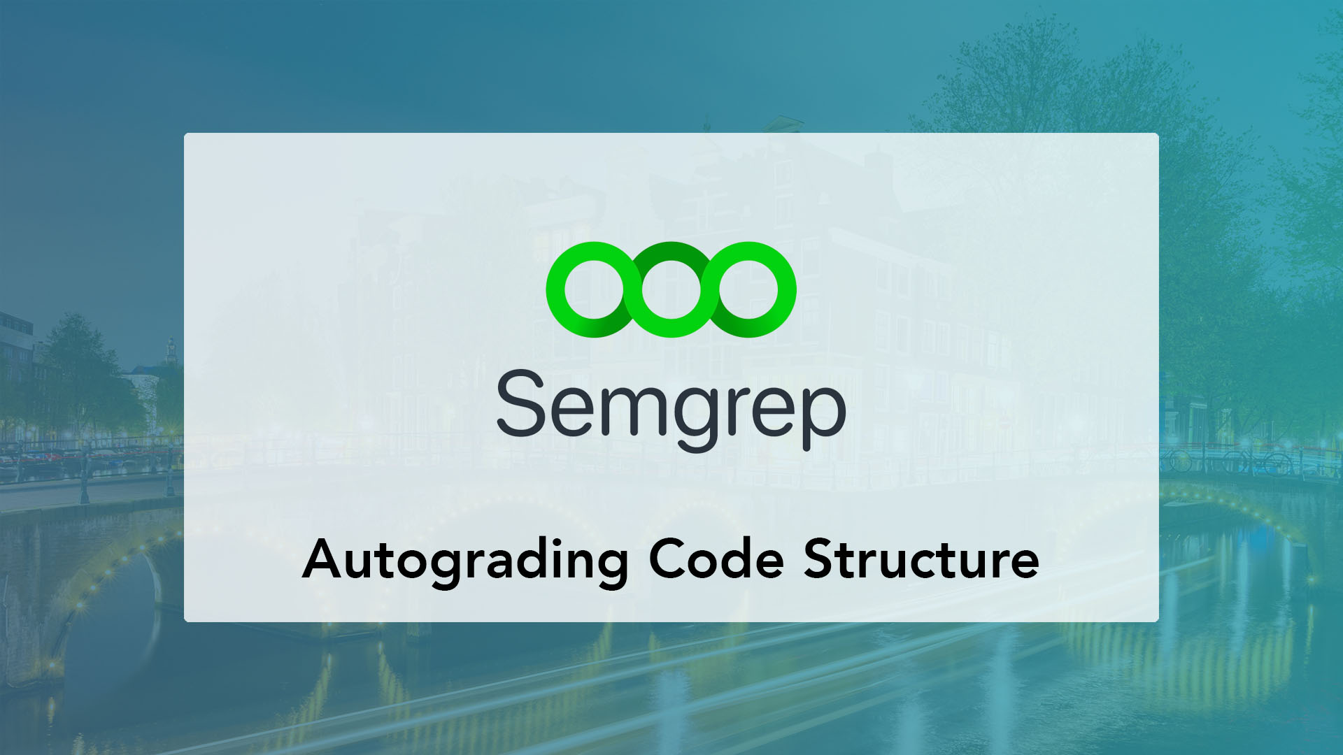 Autograding the structure of code assignments for CS Education and code bootcamps using CodeGrade and Semgrep without an AST.