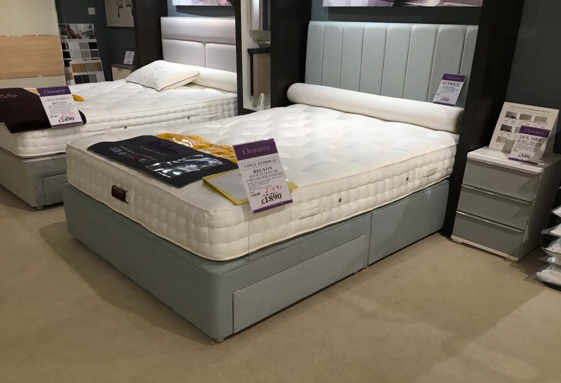 Relyon Royal Eltham 1400 5' F/E 2 Drawer Divan Set