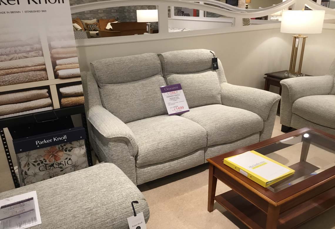 Parker Knoll Manhattan 2 Seater Sofa Fixed