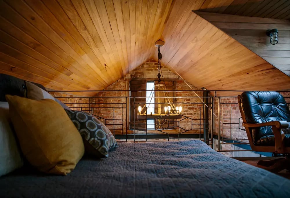 Rustic Wooden Bed