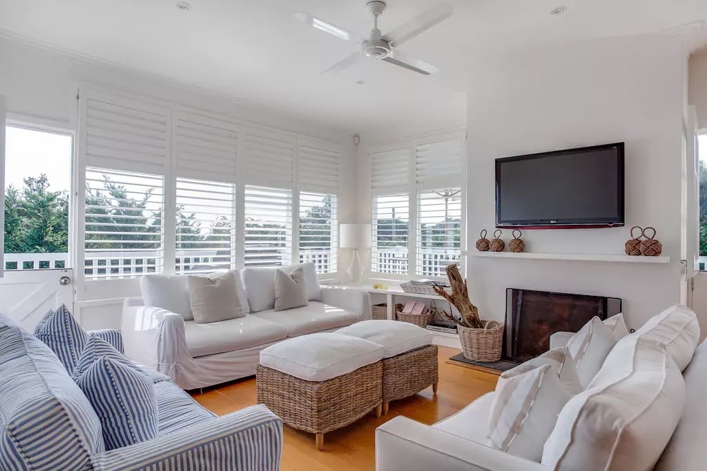 Wide Space Fireplace