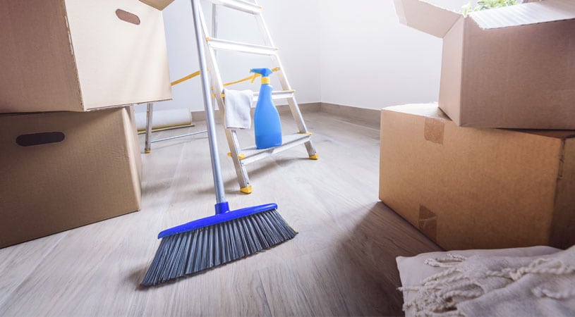 House Cleaning Just Before Moving Interstate