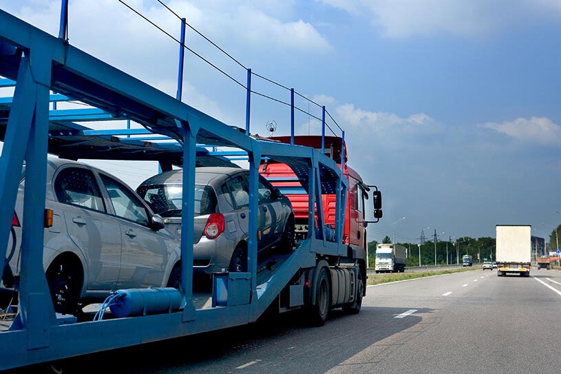 trailer used for interstate car transport
