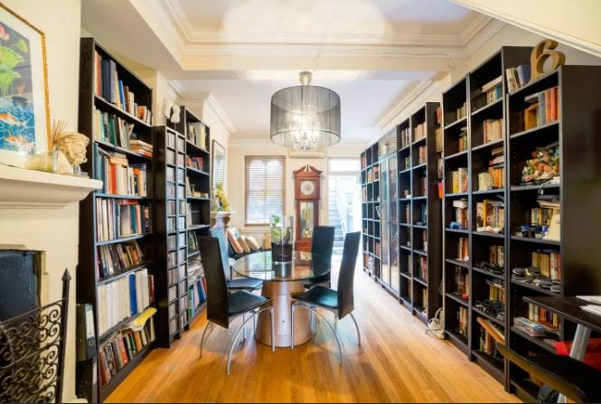 Sydney Airbnb Library Ornate Gold Pyrmont