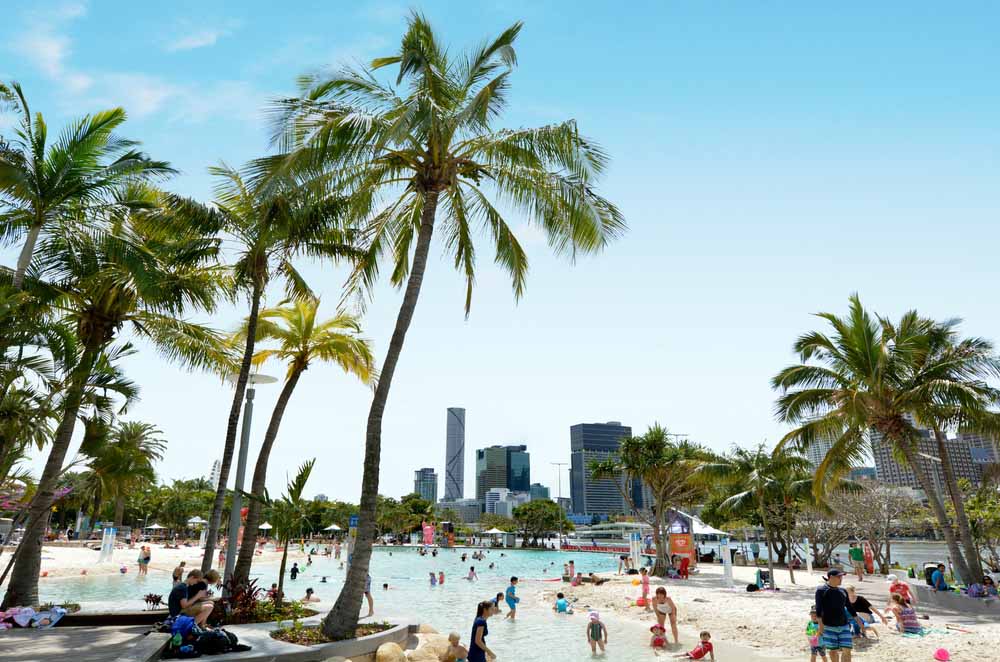 Streets Beach Brisbane Swimming