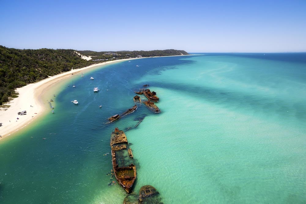 Brisbane Swimming Tangalooma Beach Moreton Island